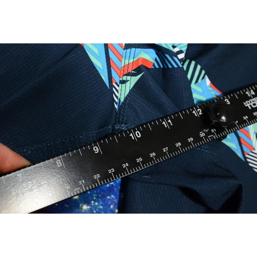 Vissla Shorts Mens‎ 38 Navy Jason Woodside Boardshorts Swim Zip Pocket M1313JCS